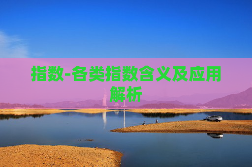 指数-各类指数含义及应用解析